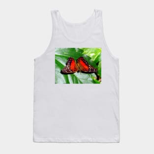 Red Butterfly Tank Top